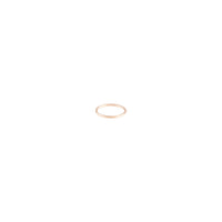 Polished Rose Gold Thin Clicker Ring - link has visual effect only