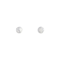 Marble Cracked Ball Stud Earrings - link has visual effect only
