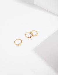 Gold Ball Hoop Body Jewellery - link has visual effect only