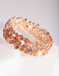 Rose Gold Diamante Bangle - link has visual effect only