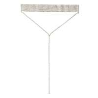 Silver Diamante Statement Neck Choker - link has visual effect only